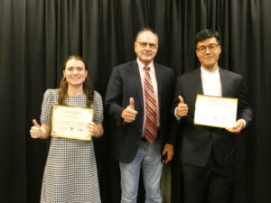 award recipients holding certificates